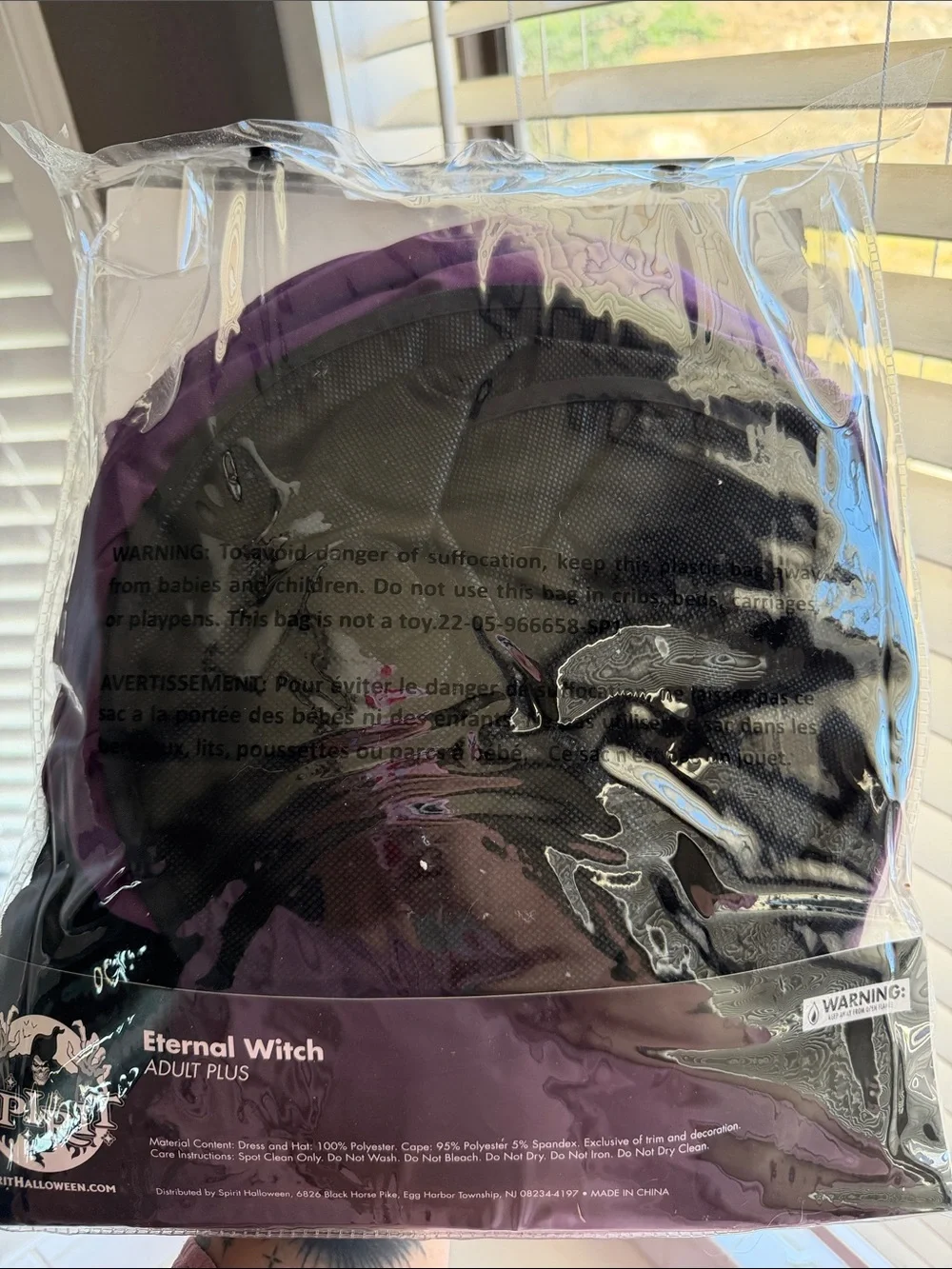 Spirit Eternal Witch Costume - Black & Purple - Picture 3 of 4